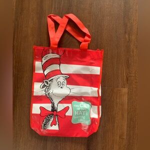 NWOT Dr.Seuss Collectible The Cat in the Hat’s Learning Library Tote Bag 12”X10”